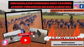 Shri Mahalaxmi commando army coaching academy piranwadi belagavi Karnataka 💪🏻🇮🇳💯⚔️ hard working