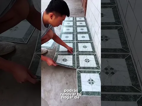 Nuevas baldosas de PVC