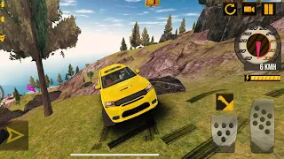 Off road car 🚗 driving part -6 with new yellow car 🚗 #offroad #cardriving #trending #carracing