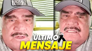 Este fue El Último Mensaje De Vicente Fernandez.