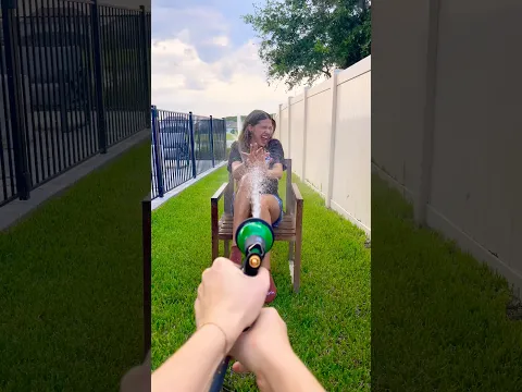HOSE ROULETTE! 💦😱🤣 | Triple Charm #Shorts