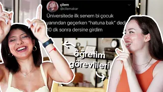 ÜNİVERSİTEDE KOMİK ÖĞRETMENLİK ANILARIMIZ👩‍🏫  | Bizi Öğrenci Sandılar 😅 (Ayşe Gizem Çiftçi ile)
