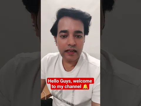 Hello Guys, welcome to my channel.. #shorts #trending #shortsfeed