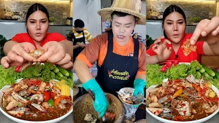 ส้มตำเหลารวมยกร้านเจ้ต็อกแต๊ก 540฿ อร่อยและคุ้มมั้ย? | ไอซ์ซี่ กินยั่ว