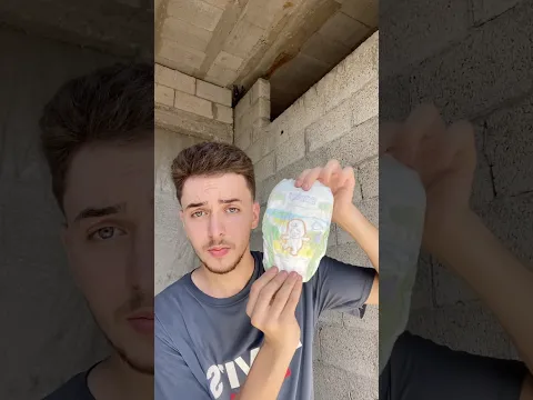 غزة بدون حفاظات اطفال!!  baby diapers