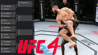 What if the UFC Had a Men’s Pound for Pound Tournament? - UFC 4