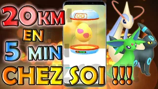 LE SECRET DES KM CHEZ SOI FACILEMENT ET SANS TRICHE DANS POKÉMON GO !!! #GLITCH DE MALADE