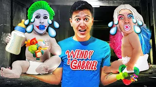 O CORINGA E A ARLEQUINA VIRARAM BEBÊS CHORÕES!! LOUCURA!!