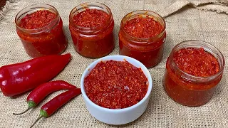 هريسة الشطة جبتلكم السر بتاعت الشركات اللي بتتباع في السوبر ماركت 🌶 يالاة الحقوا موسم الفلفل 🌶