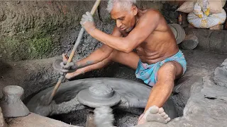 75 Years Old Man Making Amazing Clay Pottery | Extreme Clay Pot Making of Bangladesh