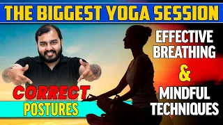 let's meditate for better Physical and mental health | The Biggest Yoga Session