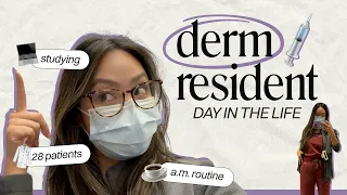 day in the life of a dermatologist (derm resident)