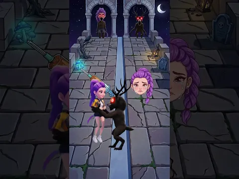 💀👹💉🤎99 Night forest💍Rumi 💜 | ¡Ayuda a Jinu a convertirse en Humano!🥺 #kpopdemonhunters #shorts
