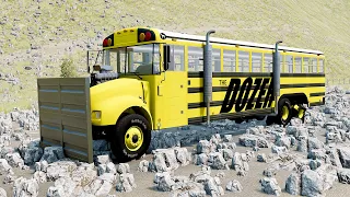 Mobil vs Rock #13 - BeamNG Drive