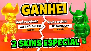 2 SKINS ESPECIAIS NO STUMBLE GUYS