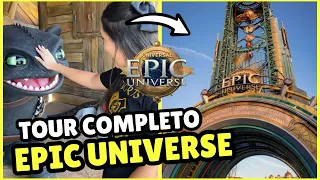EPIC UNIVERSE: TOUR COMPLETO NO NOVO PARQUE DA UNIVERSAL DE ORLANDO