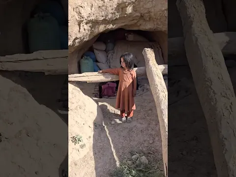 All these kids living in a cave because their home got destroyed in a massive flood.