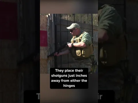 US Marine with Shotgun vs Door
