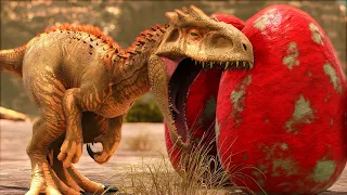 A HISTÓRIA DO BEBÊ DESERT INDOMINUS REX! APRENDENDO A VIVER! -  ARK DINOSSAUROS