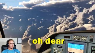 Flying into a THUNDERSTORM in Microsoft Flight Simulator! CJ4 to Chicago O'Hare (VATSIM)