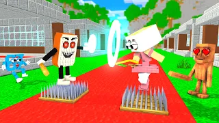 Steal a Brainrot VS Who will stand on NAILS the longest Challenge! All Episodes