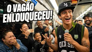 ENTREI NO METRÔ PRA RIMAR... OLHA O QUE ACONTECEU!