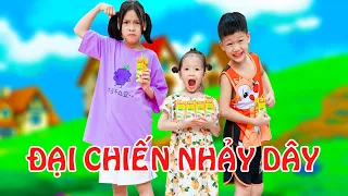 Đại Chiến Nhảy Dây Với Bảo Bối Năng Lượng Tức Thì Sữa B'Fast - Bé Chi TV