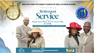 Retirement Celebration  for Bishop Clovis Wilks &  Dr. Rev. Deenie Wilks || October 5, 2025 ||