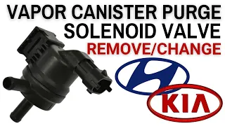 EVAP Purge Vavle Replace Hyundai KIA 2011-2019 Elantra, Sonata  P0456