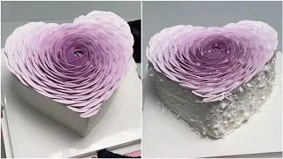 Gradient Rose🌹Cake Making Tutorial | Tiglez Cakes