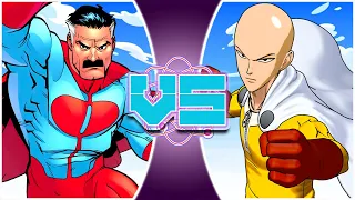 OMNI-MAN vs SAITAMA! (Invincible vs One Punch Man) | REWIND RUMBLE