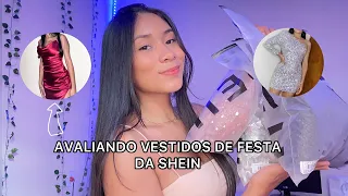 AVALIANDO VESTIDOS DE FESTA DA SHEIN | provando + vale a pena? 🛍