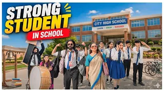 Strong Student in School 🏫💪