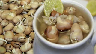 طريقة عمل الفول النابت كاملة من تنبيت الفول لعمل شوربة النابت