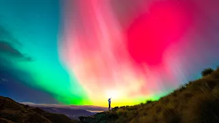 I left my camera on top of a mountain all night to show you the earths rotation