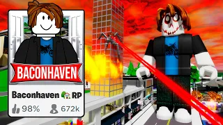 BACONHAVEN! O Brookhaven dos bacon hair *adeus bacon*