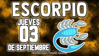 OJOOO👀 TE VAS A CAER DE LA SILLA CON ESTOOO🪑 escorpio ♏ Horóscopo diario 3 DE SEPTIEMBRE 2026🔮 #new