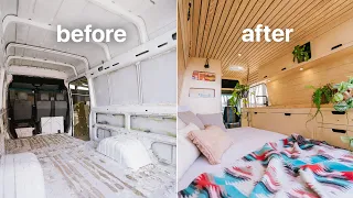 Converting a Van With No Experience - Start to Finish Timelapse
