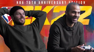 Tony Parker vs Matt Pokora sur NBA 2k22