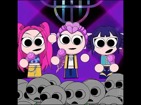Huntrix Fought with Saja Boys Soon 🩵🔥 | #sprunki #edit #incredibox #shorts