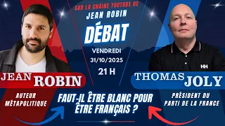 Débat entre Thomas Joly et Jean Robin le 31/10/2025 à 21h