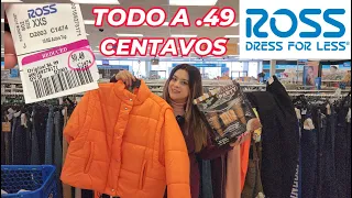 Comprando Ropa a .49 Centavos En La Tienda Mas Grande y Barata De Estados Unidos-Ross Dress For Less
