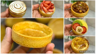 ورشة تارتولات مجانا | 8 انواع 🍫🍓🥝 مفصلة من العجين الى الحشو و التزيين .