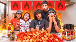 LAST TO STOP EATING HOT CHIPS WINS