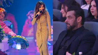 نانسي عجرم غنت و سلمان خان مبهور بالعرض Nancy Ajram & Salman Khan
