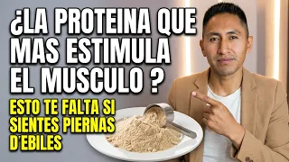 La mejor proteína para fortalecer Piernas y Músculos después de los 60 años o mas
