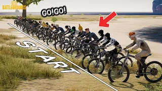 헐!! W 키 빠르게 안 누르면 사망하는 모드ㅋ🚴산악 자전거 데스 레이싱 !! Mountain Bike Death Racing!