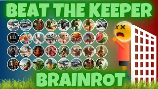 Italian Brainrot Beat The Keeper Tournament - Algodoo Marble Race