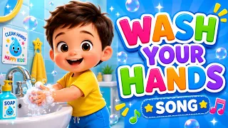 Wash Your Hands Song for Kids | Fun Handwashing Nursery Rhyme | Kanishk The King