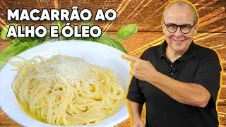 O SEGREDO DO MACARRÃO ALHO E ÓLEO PERFEITO! PRONTO EM POUCOS MINUTOS! - CHEF TAICO